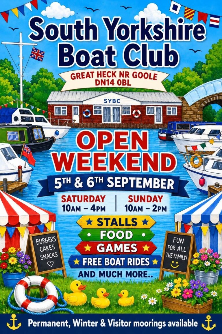 Open Weekend South Yorkshire Boat Club